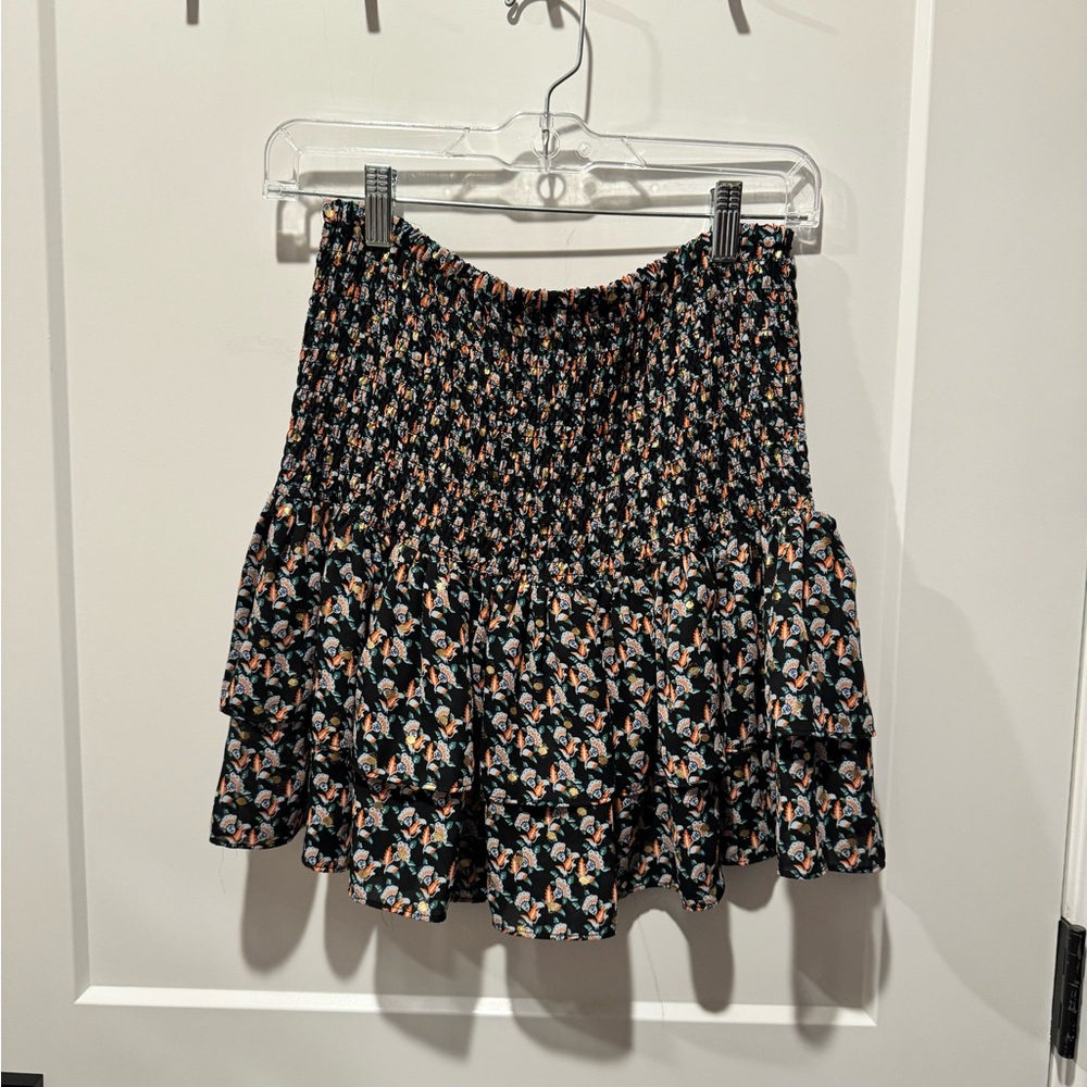 Floral Ruffle Skirt